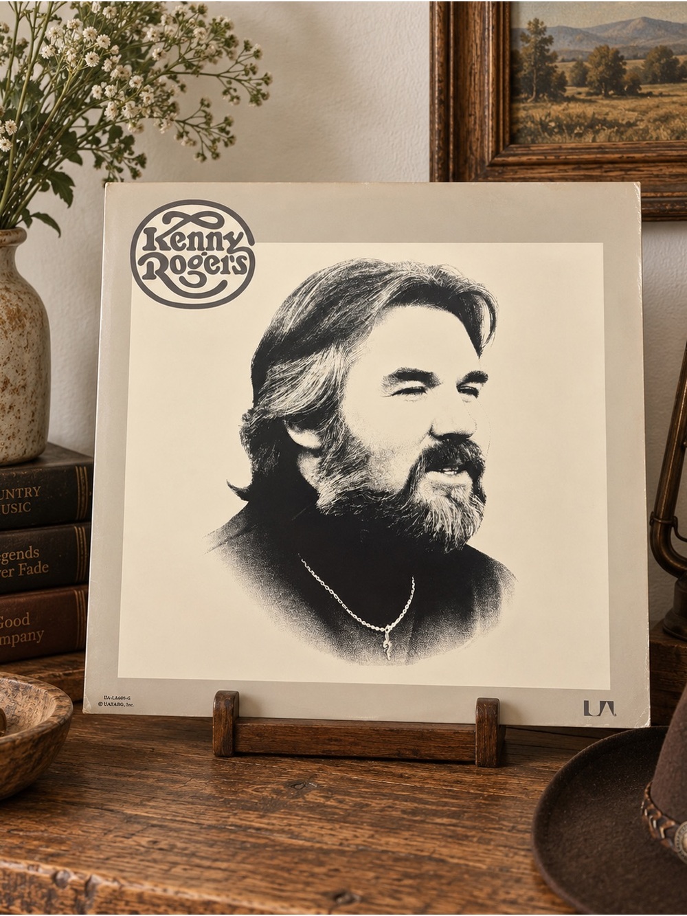 Vintage 1976’ Kenny Rodger’s Vinyl Record